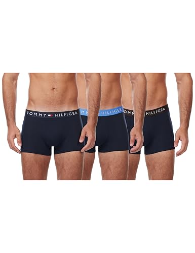 Tommy Hilfiger Herren 3P Trunk WB Trunk, Dark Coffee/Lincoln Blue/Des Sky, L von Tommy Hilfiger