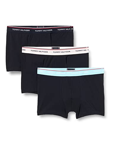 Tommy Hilfiger Herren 3P WB TRUNK Badehose, Dsrt Sky/Pale Pnk/Cryo Ice, M von Tommy Hilfiger