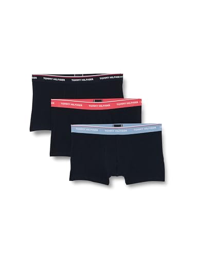 Tommy Hilfiger Herren 3P WB Trunk Boxershorts, des Sky/Colorado Blu/Frosted Cran, S (3er Pack) von Tommy Hilfiger