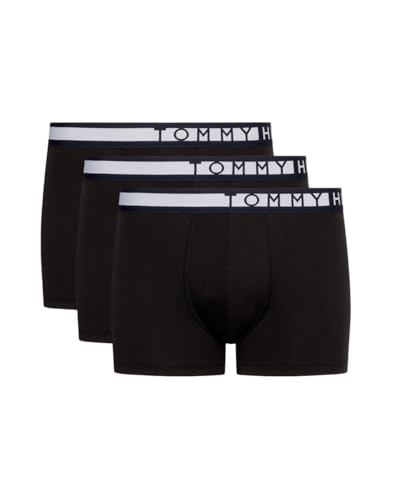 Tommy Hilfiger Herren 3p Trunk Wb Boxershorts, Pvhblack/Pvhblack/Pvhblack, L von Tommy Hilfiger