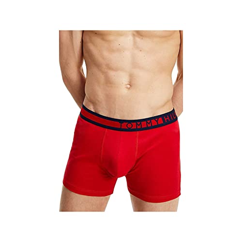 Tommy Hilfiger Herren 3p Trunk Wb Boxershorts, Navyblazer/Tangored/Pvhwhite, M von Tommy Hilfiger