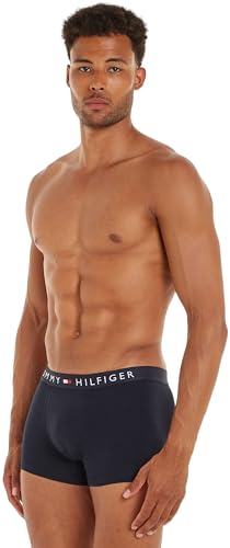Tommy Hilfiger Herren Boxershorts Trunks Unterwäsche, Blau (des Sky/des Sky/des Sky), L von Tommy Hilfiger