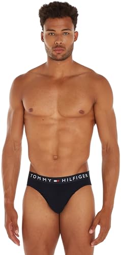 Tommy Hilfiger Herren 3er Pack Unterhosen Briefs mit Stretch, Blau (Des Sky/Des Sky/Des Sky), XXL von Tommy Hilfiger