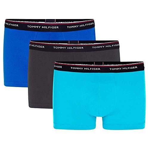 Tommy Hilfiger Herren Unterwäsche Boxershort 3er Pack Trunk S Bunt 1U87903842 von Tommy Hilfiger