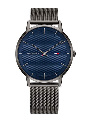 Tommy Hilfiger Analog Quarzuhr für Herren mit Rotguss Edelstahl-Mesh-Gliederarmband - 1791656 von Tommy Hilfiger