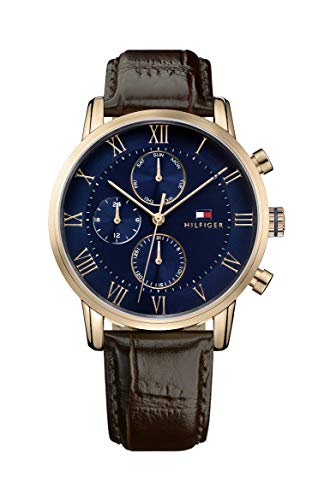 Tommy Hilfiger Multi Zifferblatt Quarz Uhr für Herren mit Braunes Lederarmband - 1791399 Tommy Hilfiger Multi Zifferblatt Quarz Uhr für Herren mit Braunes Lederarmband - 1791399 von Tommy Hilfiger