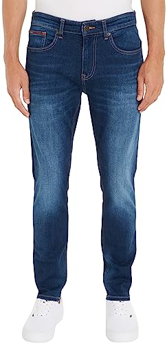 Tommy Jeans Herren Jeans Hose Austin Slim Tapered Stretch, Blau (Aspen Dark Blue Stretch), 32W/32L Tommy Jeans Herren Jeans Hose Austin Slim Tapered Stretch, Blau (Aspen Dark Blue Stretch), 32W/32L von Tommy Jeans