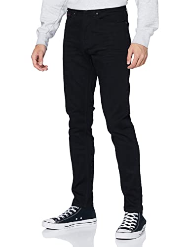 Tommy Jeans Herren Jeans Austin Slim Tapered Stretch, Schwarz (New Black Stretch), 36W / 36L von Tommy Jeans