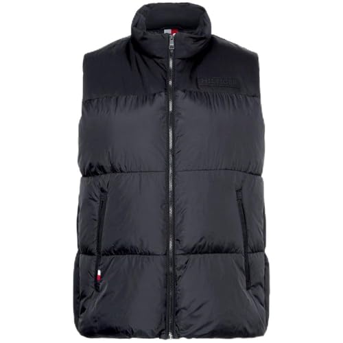 Tommy Hilfiger Herren BT-New York Gilet-B MW0MW34092 Gewebte Jacken, Schwarz (Black), XXL von Tommy Hilfiger