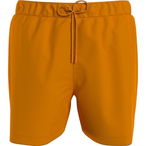 Tommy Hilfiger Herren Badehose Medium Drawstring Mittellang, Orange (Rich Ochre), L von Tommy Hilfiger