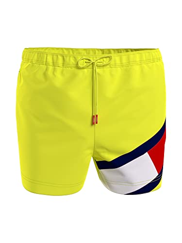 Tommy Hilfiger Herren Badehose SF Medium Drawstring Gr. XXL Gelb UM0UM02048ZIK von Tommy Hilfiger