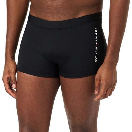 Tommy Hilfiger Herren Badehose Trunk Kurz, Schwarz (Black), XXL von Tommy Hilfiger