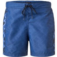 Tommy Hilfiger Herren Badeshorts blau Mikrofaser unifarben von Tommy Hilfiger