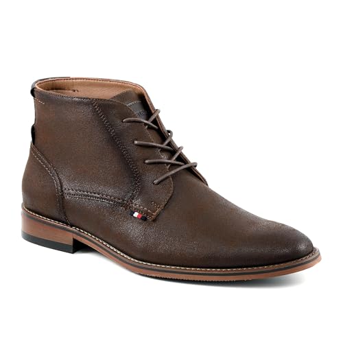 Tommy Hilfiger Herren Bage Chukka Boot, Dunkelbraun, 42 EU von Tommy Hilfiger