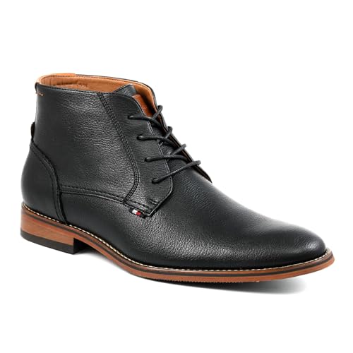 Tommy Hilfiger Herren Bage Chukka Boot, Schwarz (Black Tumble), 43 EU von Tommy Hilfiger