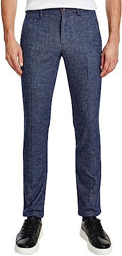 Tommy Hilfiger Herren Hose Bleecker Chino, Blau (Faded Indigo), 29W / 32L von Tommy Hilfiger