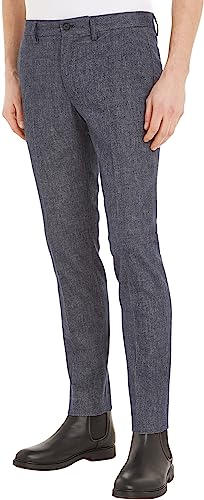 Tommy Hilfiger Herren Hose Bleecker Chino, Blau (Desert Sky), 29W / 34L von Tommy Hilfiger