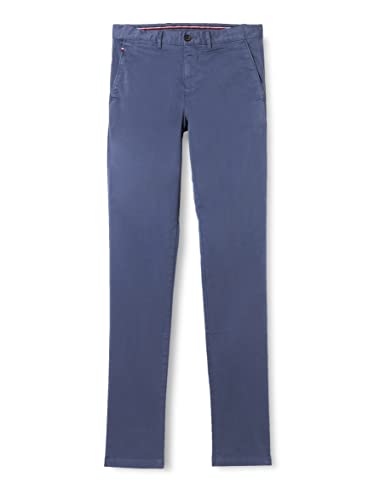 Tommy Hilfiger Herren Bleecker Th Flex Satin Chino Gmd Slim Fit Jeans,Blau (Faded Indigo),36W / 29L von Tommy Hilfiger