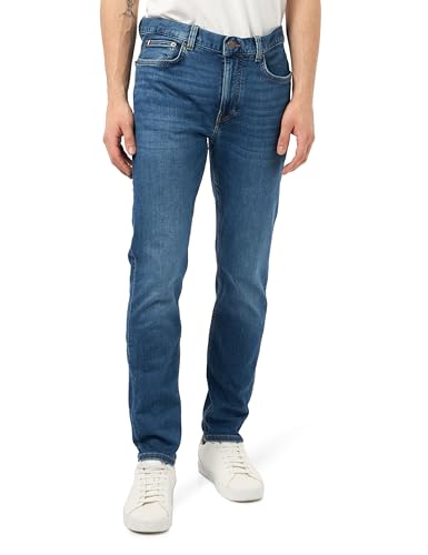Tommy Hilfiger Herren Bleeker Jeans Washes Slim, Denim (Mid Blue), 30W x 34L von Tommy Hilfiger