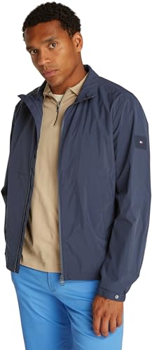 Tommy Hilfiger Herren Blouson Jacke Branded mit Reißverschluss, Blau (Desert Sky), XXL von Tommy Hilfiger