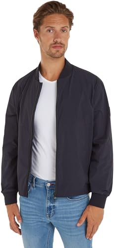 Tommy Hilfiger Herren Bomberjacke Portland Übergangsjacke, Blau (Desert Sky), S von Tommy Hilfiger