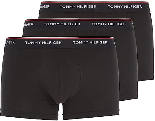 Tommy Hilfiger Herren Boxershorts Low Rise Trunks aus Baumwolle, Schwarz (Black), M von Tommy Hilfiger