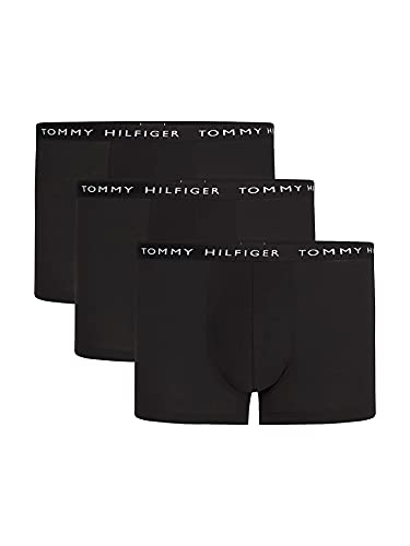Tommy Hilfiger Herren Boxershorts "Recycled Essentials" (3er-Pack), Schwarz / Schwarz, M von Tommy Hilfiger