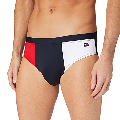 Tommy Hilfiger Herren Brief UM0UM02099 Unterhosen, Blau (Desert Sky), S von Tommy Hilfiger