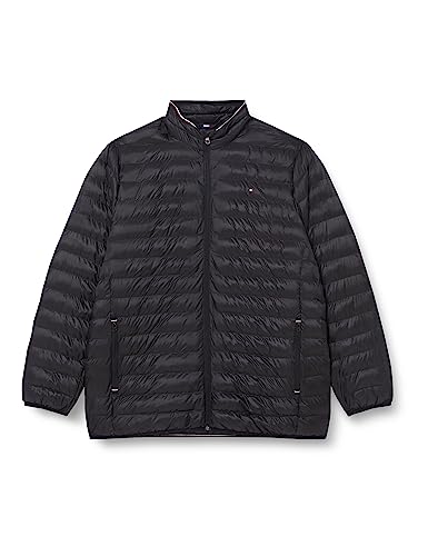 Tommy Hilfiger Herren Jacke Packable Recycled Jacket Übergangsjacke, Schwarz (Black), XXL von Tommy Hilfiger