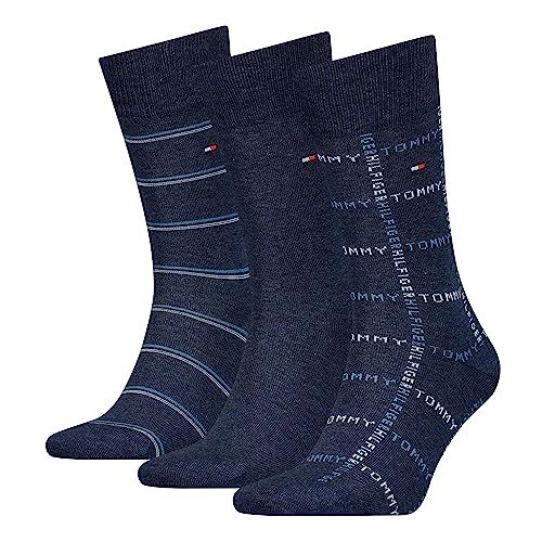 Tommy Hilfiger Herren CLSSC Sock, Jeans, 39/42 (3er Pack) von Tommy Hilfiger