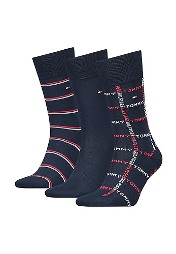 Tommy Hilfiger Herren CLSSC Sock, Navy, 39/42 (3er Pack) von Tommy Hilfiger