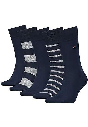 Tommy Hilfiger Herren CLSSC Sock, Navy, 39/42 (5er Pack) von Tommy Hilfiger