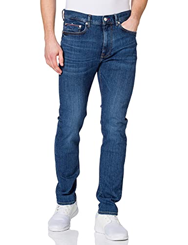 Tommy Hilfiger Herren Jeans Core Slim Bleecker Stretch, Blau (Oregon Indigo), 30W / 32L von Tommy Hilfiger