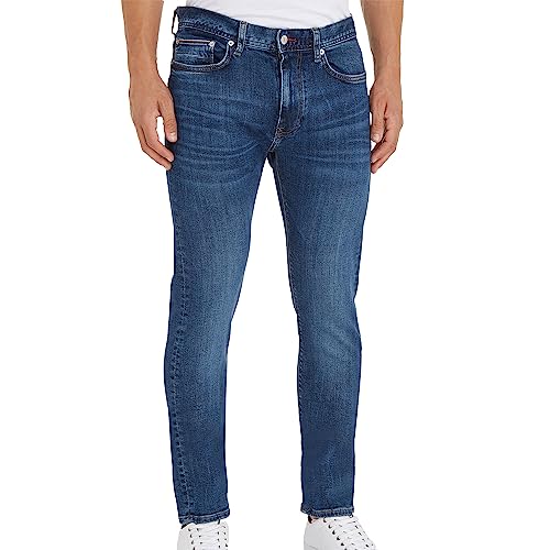 Tommy Hilfiger Herren Jeans Core Slim Bleecker Stretch, Blau (Oregon Indigo), 28W / 32L von Tommy Hilfiger