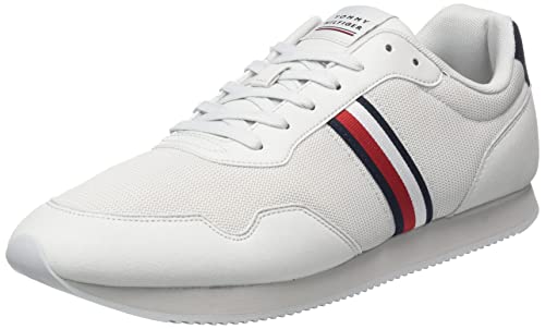 Tommy Hilfiger Herren Runner Sneaker Core Lo Runner Sportschuhe, Beige (Light Cast), 44 EU von Tommy Hilfiger