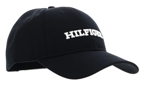 Tommy Hilfiger Herren Cap Monotype Canvas Basecap, Blau (Space Blue), Einheitsgröße von Tommy Hilfiger