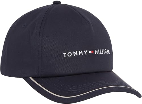 Tommy Hilfiger Herren Cap Skyline Soft Basecap, Mehrfarbig (Space Blue), Onesize von Tommy Hilfiger