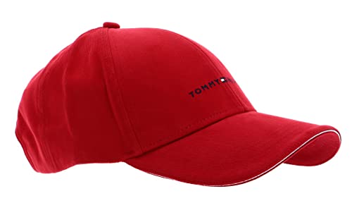 Tommy Hilfiger Herren Cap TH Corporate Basecap, Rot (Primary Red), Einheitsgröße von Tommy Hilfiger