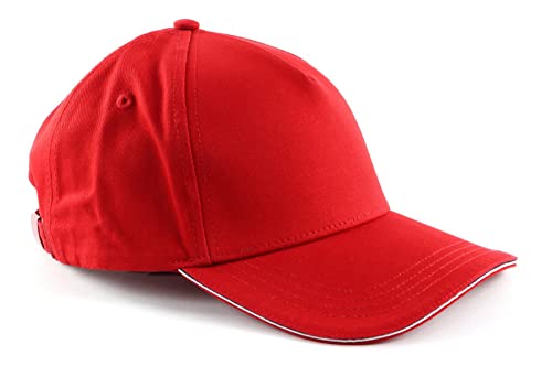 Tommy Hilfiger Herren Cap TH Elevated Corporate Basecap, Rot (Primary Red), Einheitsgröße von Tommy Hilfiger