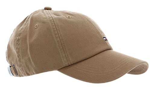 Tommy Hilfiger Herren Cap TH Flag Soft Basecap, Braun (Countryside Khaki), Einheitsgröße von Tommy Hilfiger