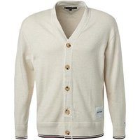 Tommy Hilfiger Herren Cardigan beige unifarben von Tommy Hilfiger