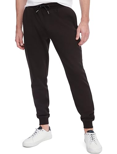 Tommy Hilfiger Herren Casual Fleece Lined Jogger Sweatpants, Also Available in Big & Tall Trainingshose, Schwarz, Klein von Tommy Hilfiger