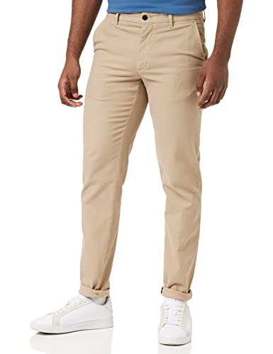 Tommy Hilfiger Herren Hose Chelsea Chino Honeycomb Chino, Beige (Batique Khaki), 32W / 34L von Tommy Hilfiger