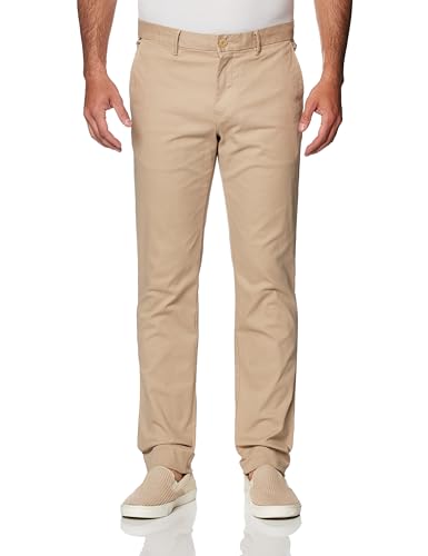 Tommy Hilfiger Herren Chino Hose Bleecker Essential Twill Slim Fit, Beige (Beige), 36W/29L von Tommy Hilfiger
