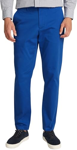 Tommy Hilfiger Herren Chino Hose Harlem Tapered Fit, Blau (Monochrome Blue), 30W/36L von Tommy Hilfiger