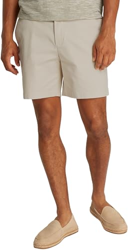 Tommy Hilfiger Herren Chino Shorts Mercer 1985 Elegant, Elfenbein (Newsprint), 40W von Tommy Hilfiger