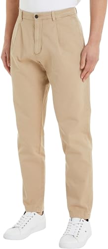 Tommy Hilfiger Herren Chino Stretch, Beige (Batique Khaki), 32W / 30L von Tommy Hilfiger