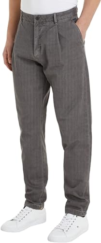 Tommy Hilfiger Herren Chino Stretch, Grau (Hydrogen Grey), 38W / 30L von Tommy Hilfiger