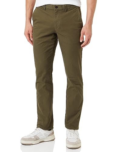 Tommy Hilfiger Herren Chinos Stretch, Grün (Army Green), 30W / 36L von Tommy Hilfiger