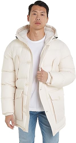 Tommy Hilfiger Herren Parka Winter, Beige (Weathered White), XXL Tommy Hilfiger Herren Parka Winter, Beige (Weathered White), XXL von Tommy Hilfiger